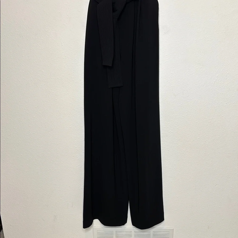 A.L.C. Size 00 Black Maxi strapless Jumpsuit for Night Out - Picture 7 of 12